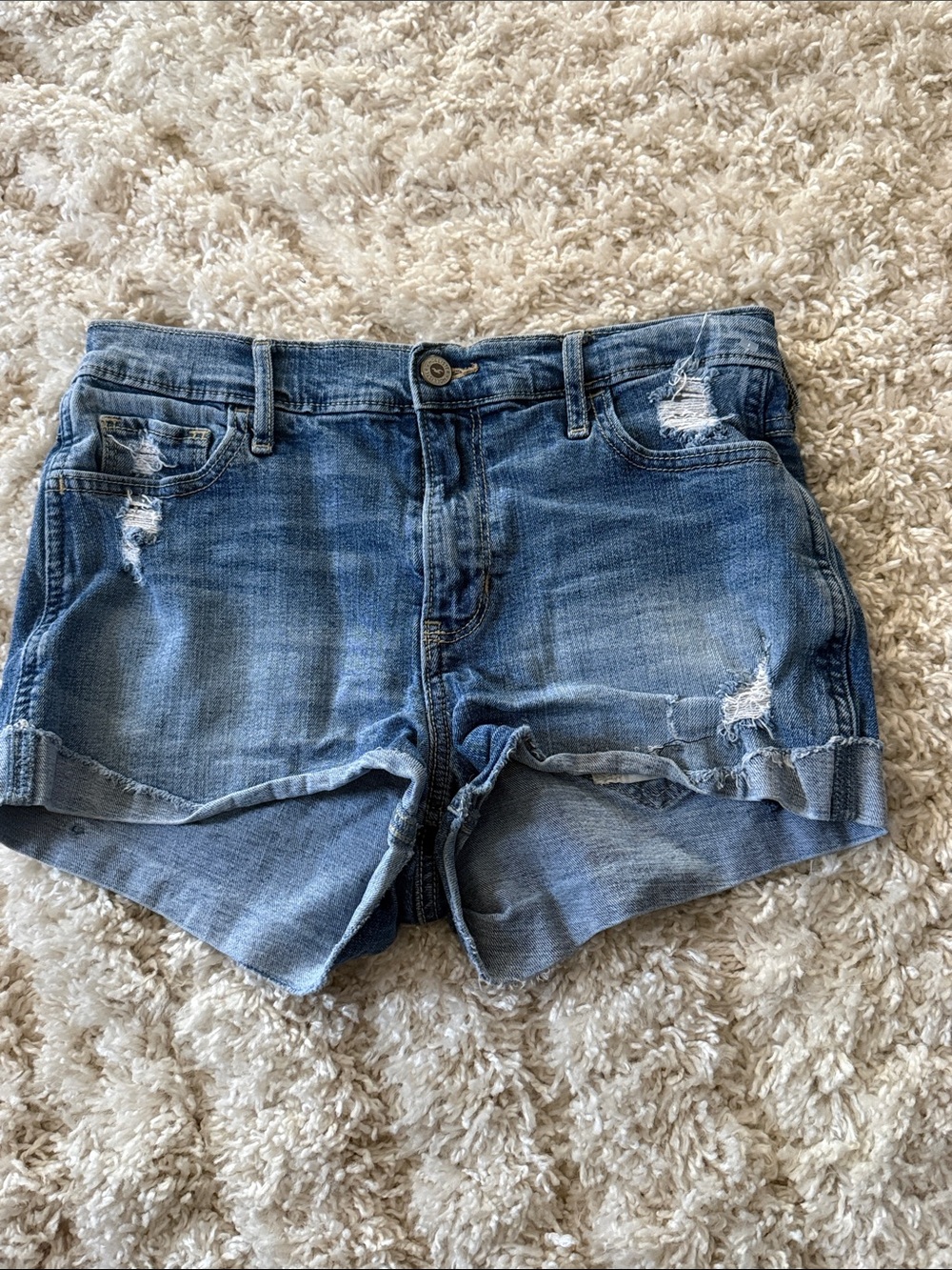 Hollister Distressed Women’s Denim Shorts